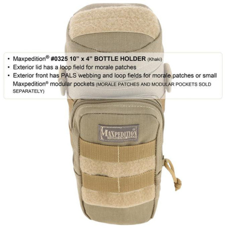 Подсумок MAXPEDITION Bottle Holder, 2L, Khaki, 0325K Подсумок MAXPEDITION Bottle Holder, 2L, Khaki, 0325K