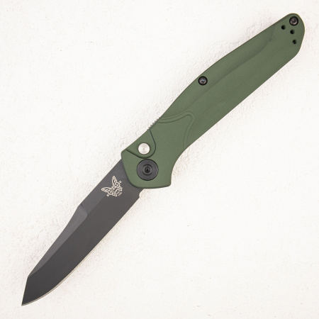 Нож Benchmade Osborne 9400BK Automatic, S30V Black, Aluminum Green