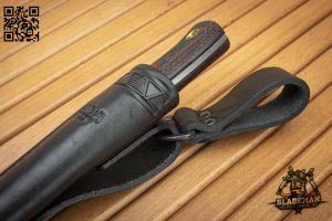 Нож Южный Крест ТКК, N690, Микарта Черно-красная, Насечка Нож Южный Крест ТКК, N690, Микарта Черно-красная, Насечка - купить в интернет-магазине Blademan