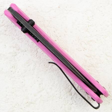 Нож QSP Canary Folder, 14C28N, Pink G10 Handle, QS150-H2