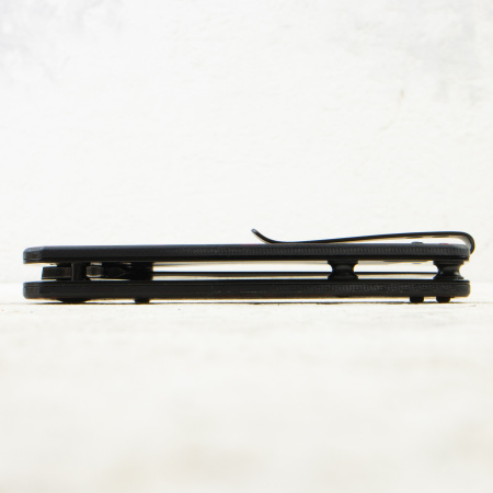 Нож QSP Penguin V2, Black Stonewashed, D2, G10 Black/Red, QS130-F2 Нож QSP Penguin V2, Black Stonewashed, D2, G10 Black/Red, QS130-F2