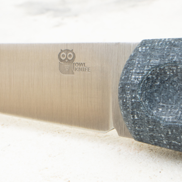 Нож OWL North XS, MagnaCut Cryo, Micarta Jeans Gray, Kydex