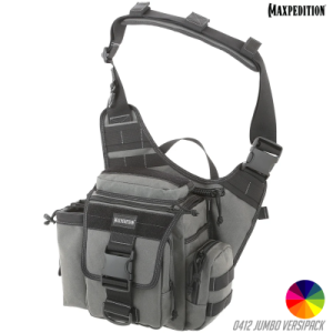 Тактическая сумка MAXPEDITION Jumbo Versipack 7,4L, Wolf Gray, 0412W