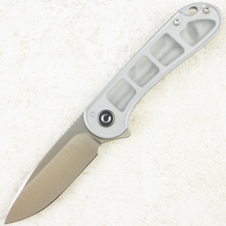 Нож CIVIVI Elementum, Satin, D2, Clear Lexan Handle, C907A-7