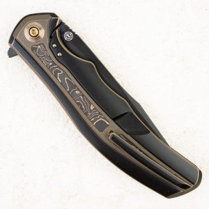 Нож WE Knife Zonda, CPM 20CV, Copper Foil Carbon Fiber / Black Titanium Handle - складной туристические ножи из стали Нож WE Knife Zonda, CPM 20CV, Copper Foil Carbon Fiber / Black Titanium Handle - складной туристические ножи из стали