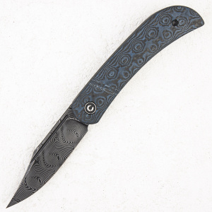Нож CIVIVI Appalachian Drifter, Damascus, Rose Pattern Carbon/G10 Blue, C2015DS-2 Нож CIVIVI Appalachian Drifter, Damascus, Rose Pattern Carbon/G10 Blue, C2015DS-2