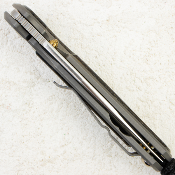 Нож Chris Reeve Small Sebenza 31 Inlay, Polished CPM MagnaCut, Titanium/Bog Oak, S31-1136