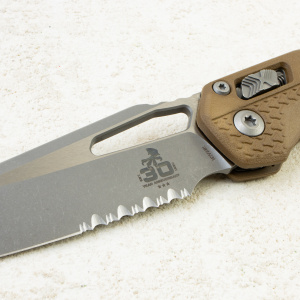 Нож Microtech MSI 30th Anniversary, Apocalyptic, M390, Polymer Tri-Grip Dark Earth, 210T-11 Нож Microtech MSI 30th Anniversary, Apocalyptic, M390, Polymer Tri-Grip Dark Earth, 210T-11