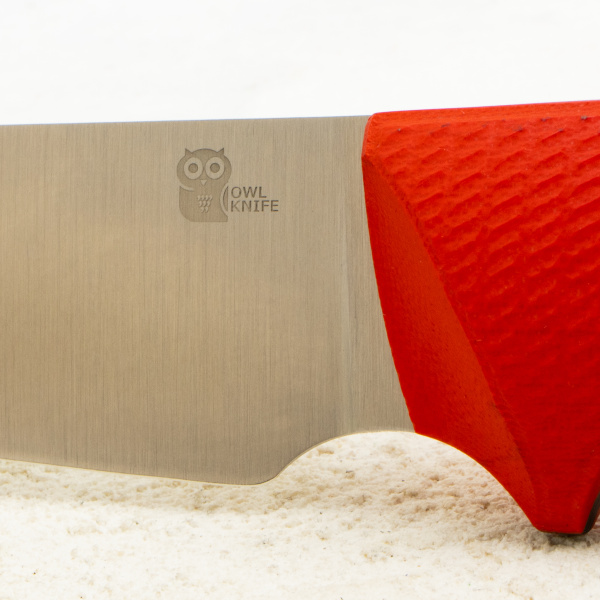Нож OWL Ulula S F, N690 Cryo, G10 Red, Kydex