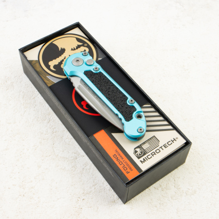 Нож Microtech L.U.D.T. Gen III, Apocalyptic, M390, Aluminum Blue, 1135-10 Нож Microtech L.U.D.T. Gen III, Apocalyptic, M390, Aluminum Blue, 1135-10