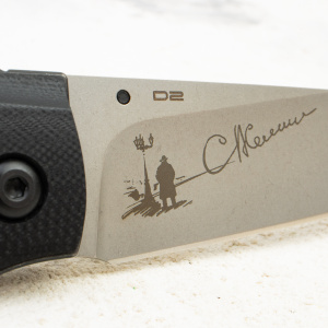 Mr.Blade Shot, D2, Stonewash, G10 Black Mr.Blade Shot, D2, Stonewash, G10 Black