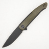 Нож WE Knife Smooth Sentinel, 20CV, Titanium Black/Micarta Green Нож WE Knife Smooth Sentinel, 20CV, Titanium Black/Micarta Green