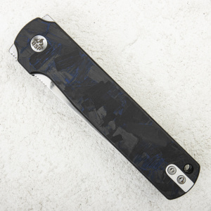Нож QSP Lark, 14C28N, Blue Shredded Carbon Fiber/G10 - складной туристические ножи из стали Нож QSP Lark, 14C28N, Blue Shredded Carbon Fiber/G10 - складной туристические ножи из стали