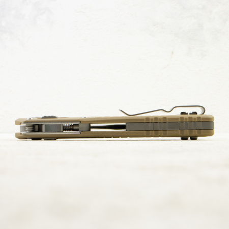 Нож Microtech MSI, Stonewash, M390, G10 Frag Tan, 210-10 Нож Microtech MSI, Stonewash, M390, G10 Frag Tan, 210-10