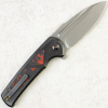 Нож WE Knife Sylox, Bead Blasted, M390, Titanium Gray/Lava FatCarbon Handle, WE24027-3 Нож WE Knife Sylox, Bead Blasted, M390, Titanium Gray/Lava FatCarbon Handle, WE24027-3