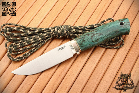 Южный Крест - Гризли, Карельская береза Малахит, M390 - купить в интернет-магазине Blademan