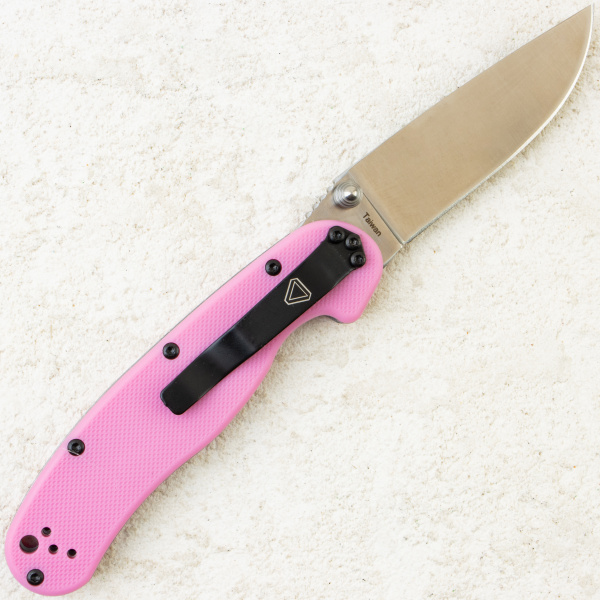 Нож Ontario RAT-2, Satin, AUS-8, Nylon Pink Handle, 8862