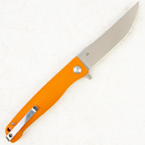 Reptilian Карат-02, D2, Stonewash, G10 Оранжевый Reptilian Карат-02, D2, Stonewash, G10 Оранжевый