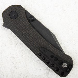 Нож QSP Kestrel, 14C28N Black, Micarta Dark Brown - складной туристические ножи из стали Нож QSP Kestrel, 14C28N Black, Micarta Dark Brown - складной туристические ножи из стали