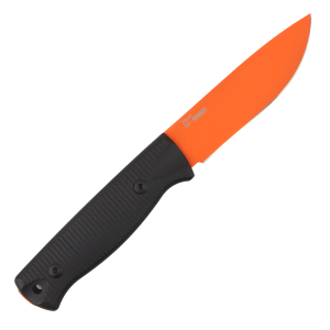 Нож HOT Knife Hoot, Cerakote Orange, D2, G10 Black Handle, Kydex