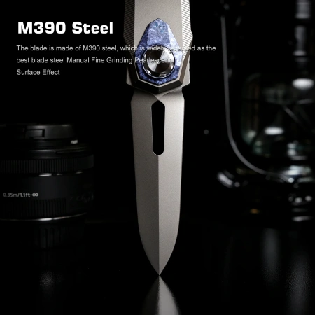 Нож Remette Infinite Power, M390, Titanium Handle, RTIP-T