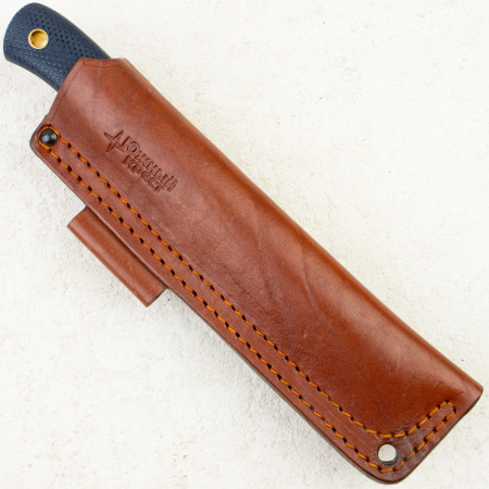 Нож Южный Крест Скаут L, VG10, Convex, Micarta Blue, Насечка