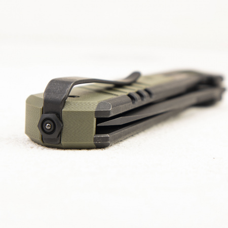 Нож WE Knife Arsenal, 20CV, Titanium Black/G10 OD Green Нож WE Knife Arsenal, 20CV, Titanium Black/G10 OD Green - купить в интернет-магазине Blademan