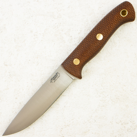 Нож Южный Крест Шершень L, VG-10, Convex, Micarta Coyote, Насечка
