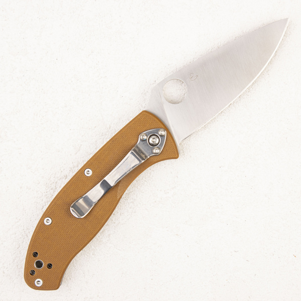 Нож Spyderco Tenacious, 122GPBN, Brown - складной туристические ножи из стали