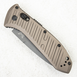 Нож Benchmade Presidio 2, 5700SGY-1, CPM M4, Aluminum Burnt Bronze - складной туристические ножи из стали Нож Benchmade Presidio 2, 5700SGY-1, CPM M4, Aluminum Burnt Bronze - складной туристические ножи из стали