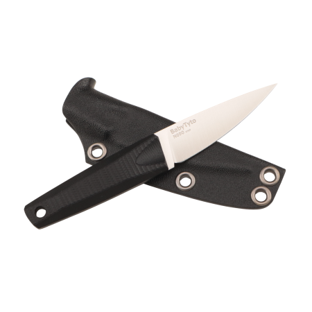 Нож OWL Baby Tyto, N690 Cryo, G10 Black Handle, Kydex