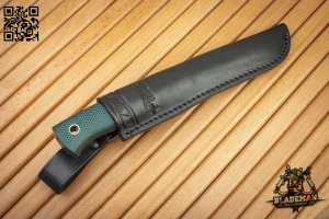 Нож Южный Крест Норт Эксперт, N690, Микарта изумрудная, Насечка Нож Южный Крест Норт Эксперт, N690, Микарта изумрудная, Насечка - купить в интернет-магазине Blademan