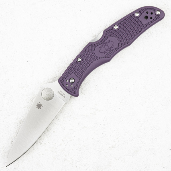 Нож Spyderco Endura 4, VG-10, FRN Purple - складной туристические ножи из стали