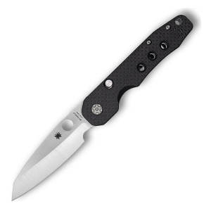 Нож Spyderco Smock, чёрные карбон и G10, C240CFP
