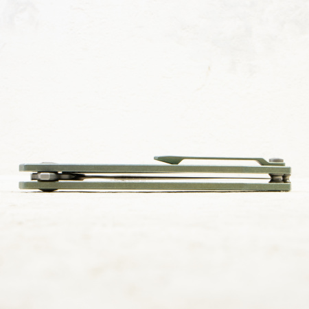 Mr.Blade Keeper, M390 Satin, Titanium Green Mr.Blade Keeper, M390 Satin, Titanium Green