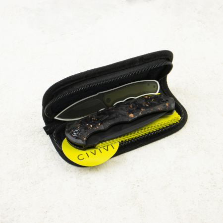 Нож CIVIVI Praxis, Black Stonewashed, 9Cr18MoV, Carbon/Resin Black Handle, C803I Нож CIVIVI Praxis, Black Stonewashed, 9Cr18MoV, Carbon/Resin Black Handle, C803I