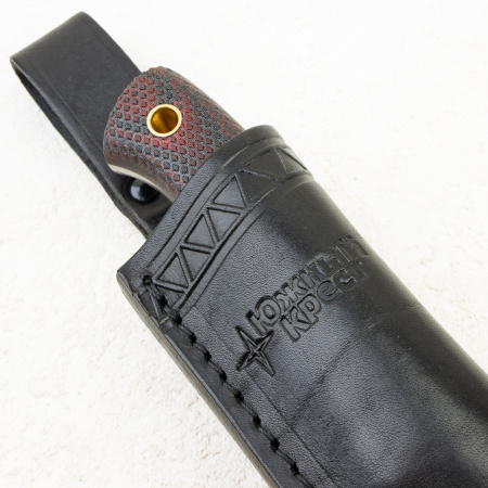 Нож Южный Крест Fox S, N690, Конвекс, Микарта Красно-Черная, Насечка - купить в интернет-магазине Blademan