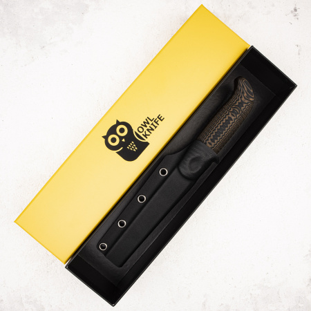 Нож OWL North F Грибок, M390 Cryo, G10 Black/Orange, Kydex - купить в интернет-магазине Blademan