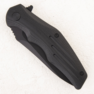 Нож QSP Pangolin, D2 Black Titanium Coated, G10 Black - складной туристические ножи из стали