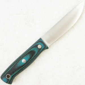 Нож Южный Крест Росомаха, VG-10, Convex, Micarta Black/Blue Handle, 215