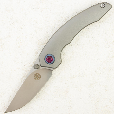 Нож Maxace YU, Bohler M390, Titanium Orange Peel