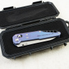 Нож NOC Knives Dark Feather 2.0, M390, Titanium Blue Handle, MT-2702 Нож NOC Knives Dark Feather 2.0, M390, Titanium Blue Handle, MT-2702