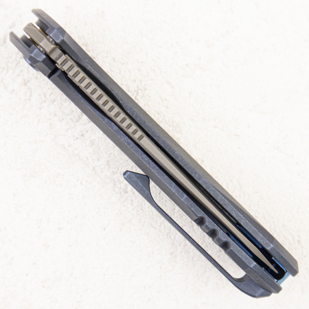 Нож WE Knife Mote, S35VN Gray, Titanium Blue Нож WE Knife Mote, S35VN Gray, Titanium Blue - купить в интернет-магазине Blademan