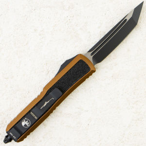 Нож Microtech Daytona, Black Standart, M390, Aluminum Tan, 127-1 TAS Нож Microtech Daytona, Black Standart, M390, Aluminum Tan, 127-1 TAS