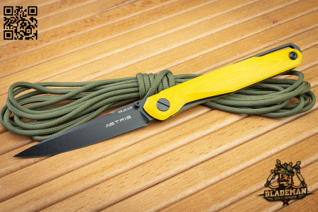 Нож Mr.Blade Astris, D2 Black, G10 YELLOW Нож Mr.Blade Astris, D2 Black, G10 YELLOW - купить в интернет-магазине Blademan