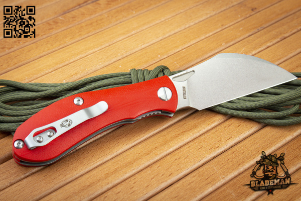 Нож Brutalica Tsarap Folder, D2, G10, Red