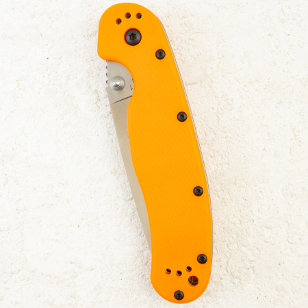 Нож Ontario Rat 1, AUS-8, Satin, Orange Nylon, 8848OR Нож Ontario Rat 1, AUS-8, Satin, Orange Nylon, 8848OR