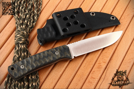 Нож OWL Barn F, PGK, Микарта Black-Olive, KYDEX - купить в интернет-магазине Blademan