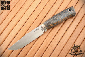 Южный Крест - Компаньон, Карельская береза Антрацит, M390 - купить в интернет-магазине Blademan