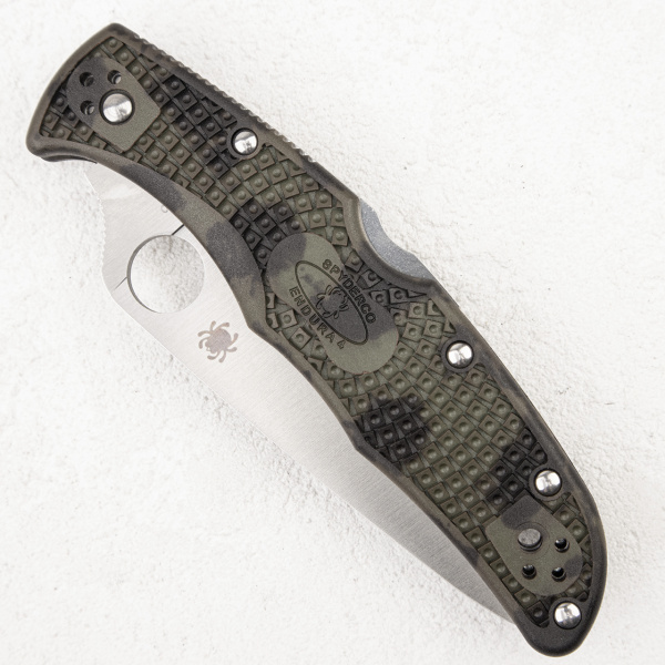 Нож Spyderco Endura 4, VG-10, Zome Green, C10ZFPGR